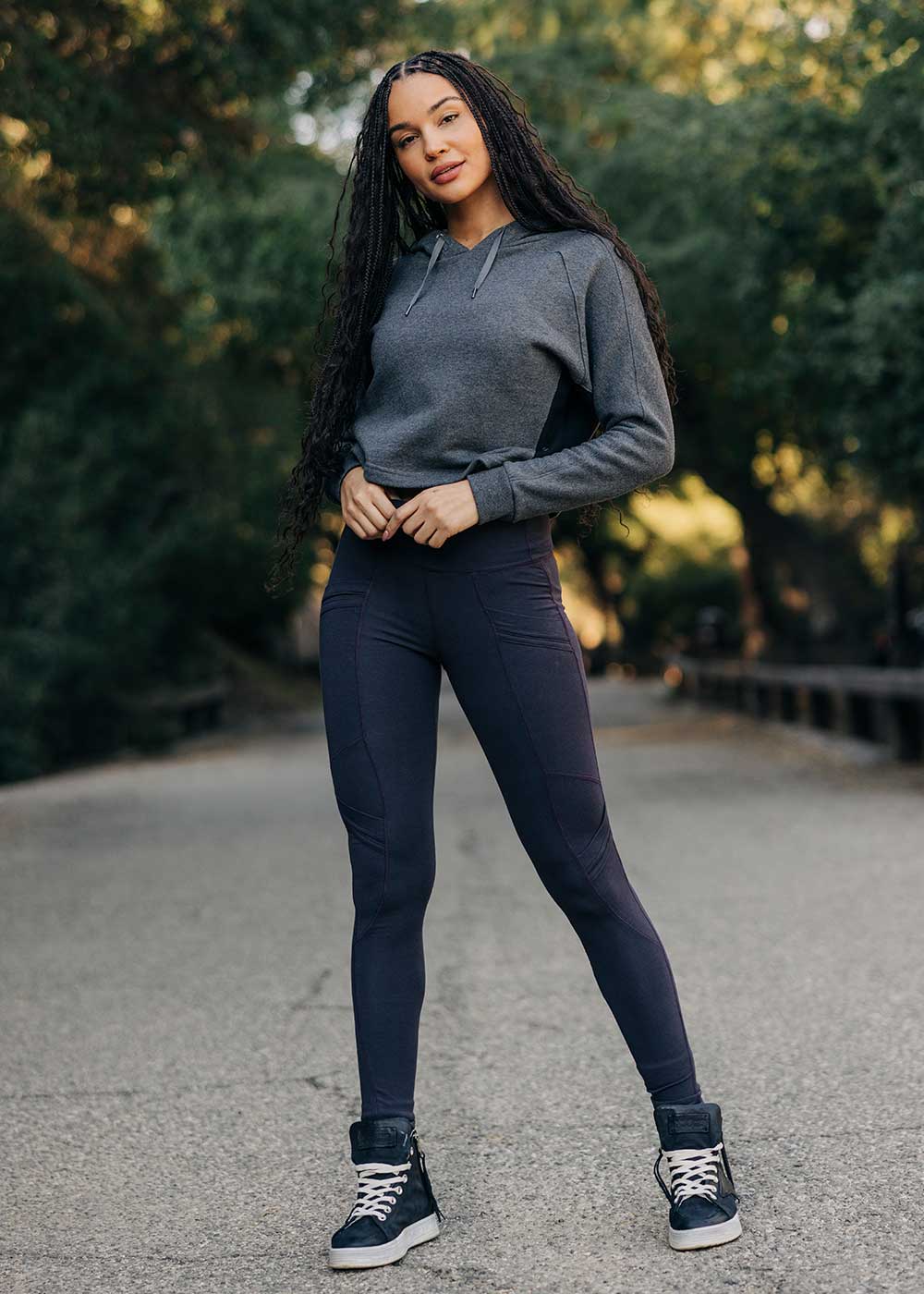 Nirvana Leggings (Plain) in Bamboo & Organic Cotton