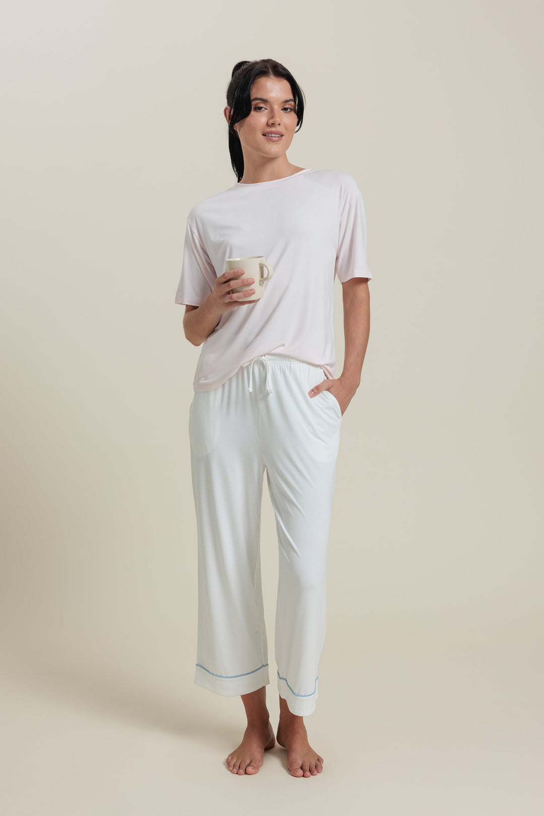 Sleepwear Set <br/>Bamboo T-Shirt & Pants Set