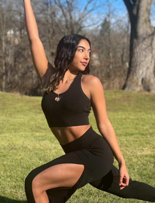 NEW DREAM SPORTS BRA - Organic Cotton with Natural Stone