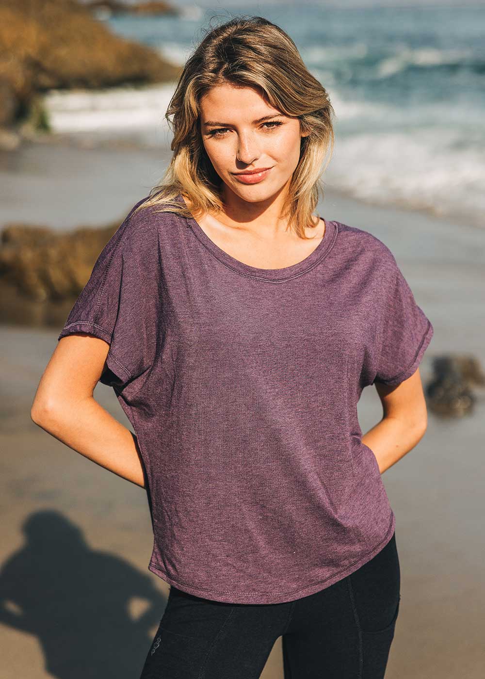 Sage Tee in Bamboo & Organic Cotton