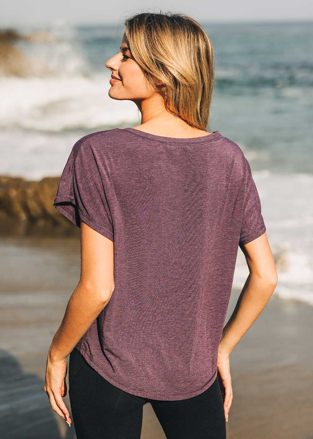 Sage Tee in Bamboo & Organic Cotton