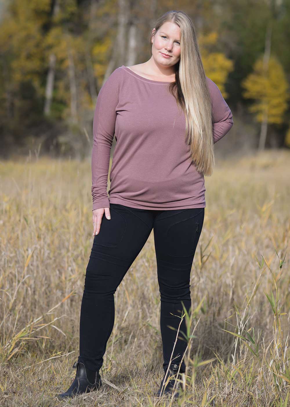 Tranquil Tee in Hemp & Tencel