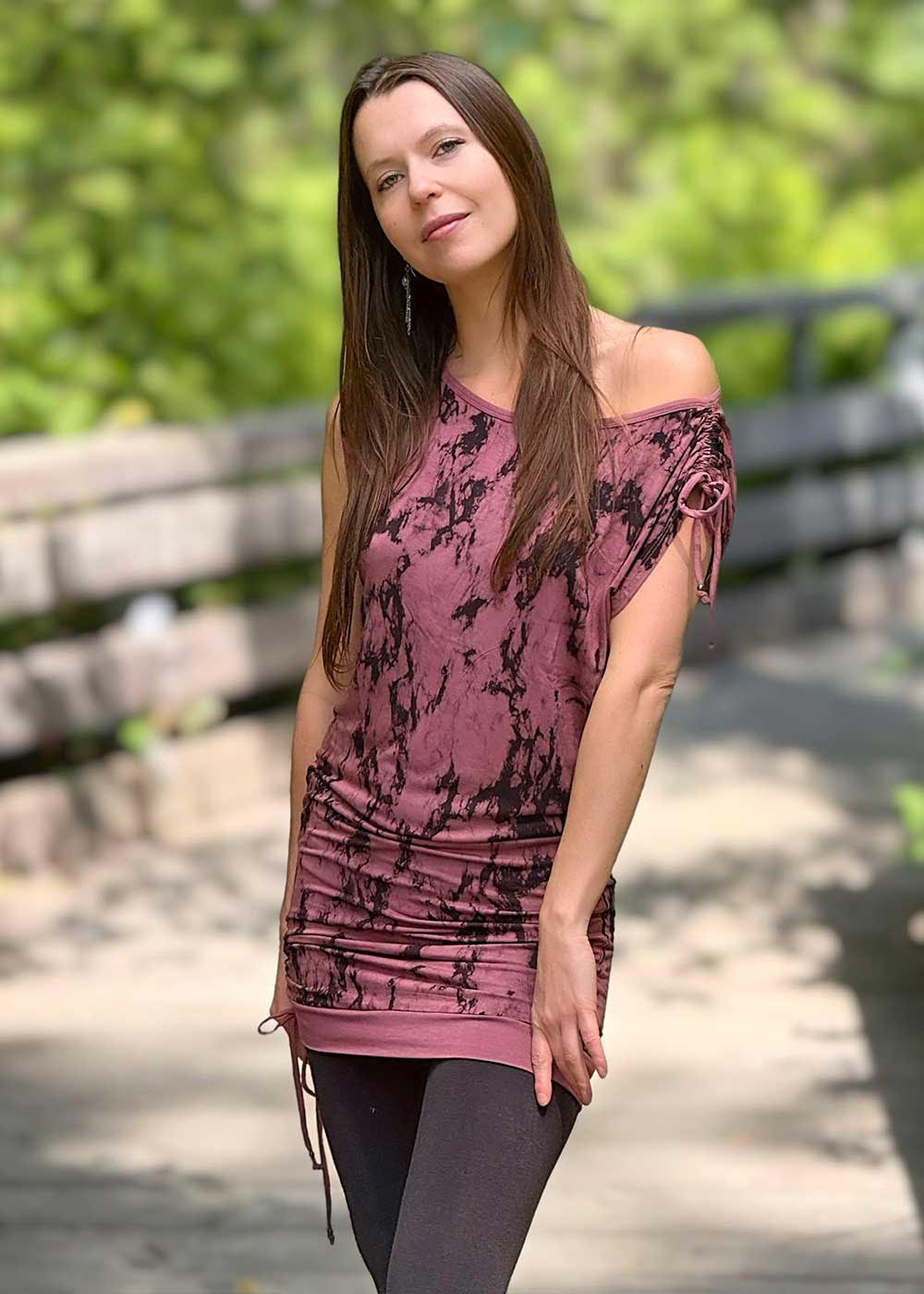Mimosa Tunic Dress in Hemp Lyocell