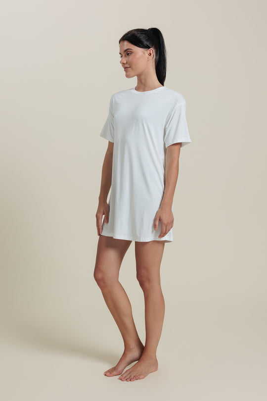 Bamboo Short Sleeve Tee Dress