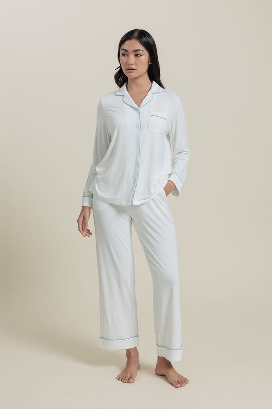 Sleepwear Set <br/>Bamboo Button-Up Pajama Set