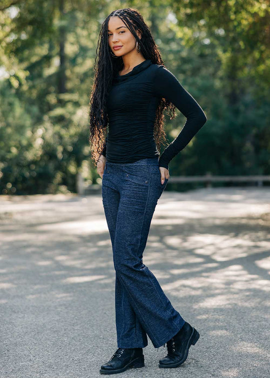 Radical Pants in DENIM Hemp & Tencel