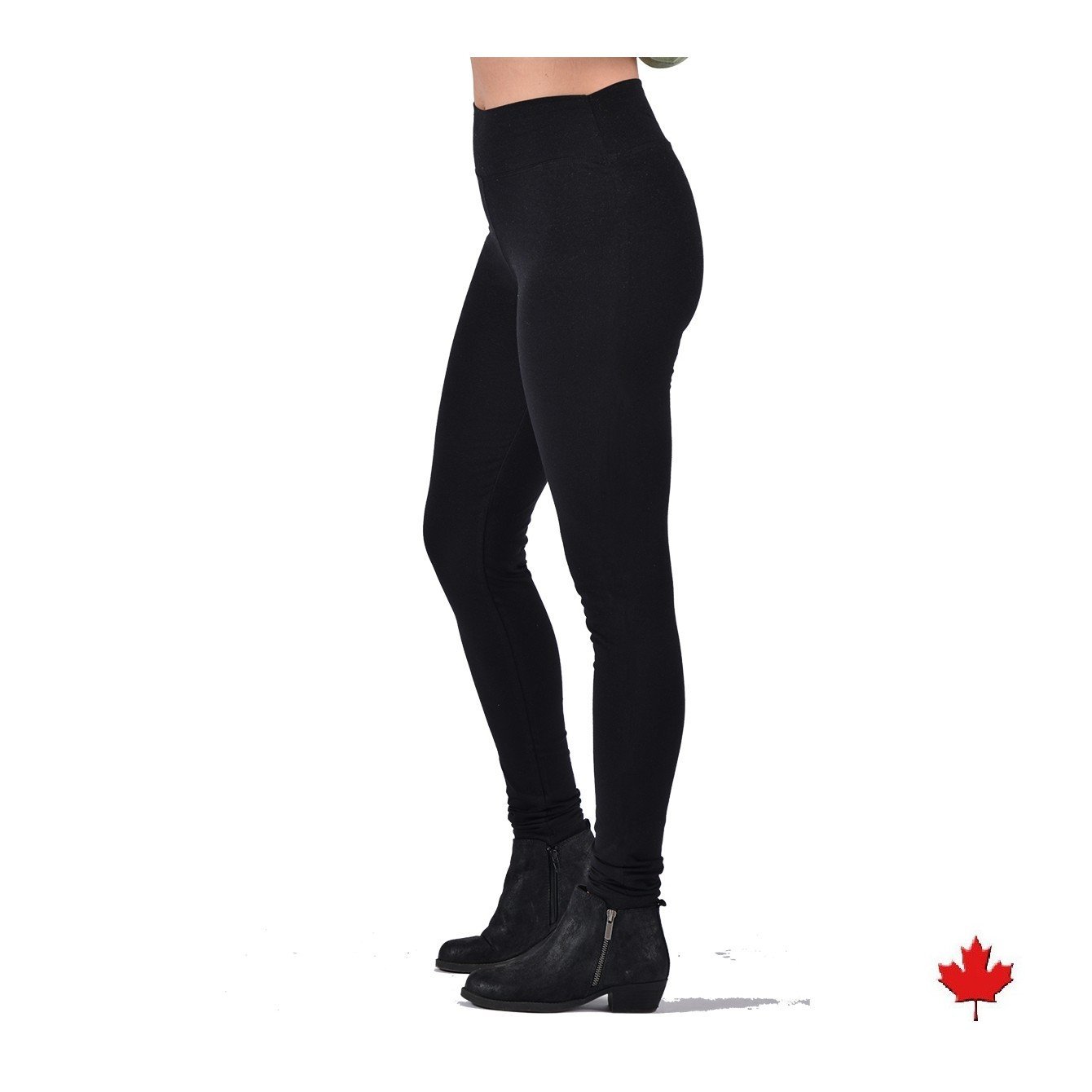 Organic Cotton Leggings Best Yoga Pants Black High Waist Yoga Clothing  Activewear Athleisure OFFRANDES -  Canada