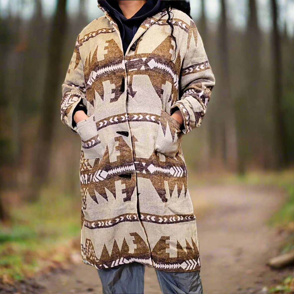 Long Coat (wool) No Hood (Beige)