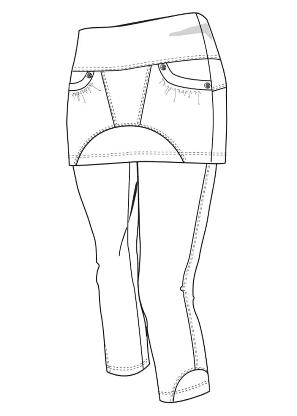 Zariah Capris in Hemp Lyocell