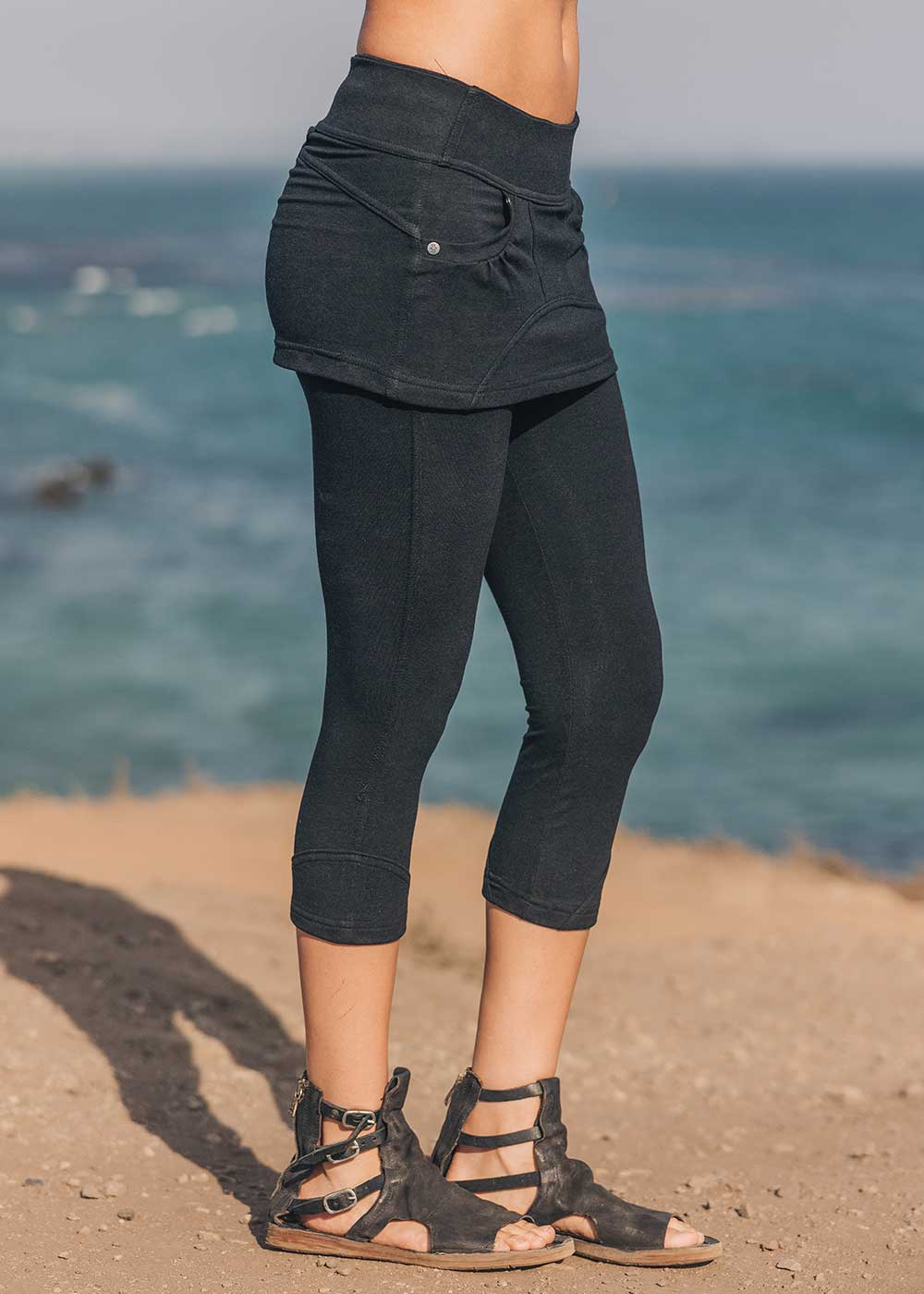 Zariah Capris in Hemp Lyocell