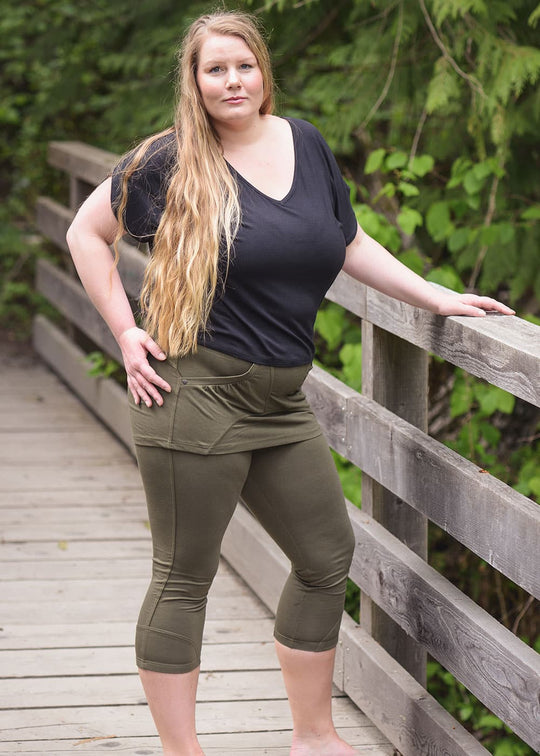Zariah Capris in Hemp Lyocell
