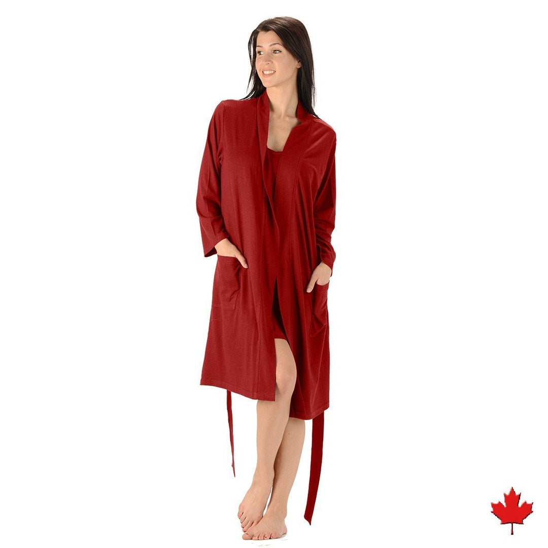 Currant Bamboo Robe Bamboo and Organic Cotton Robe – Naturally Canada