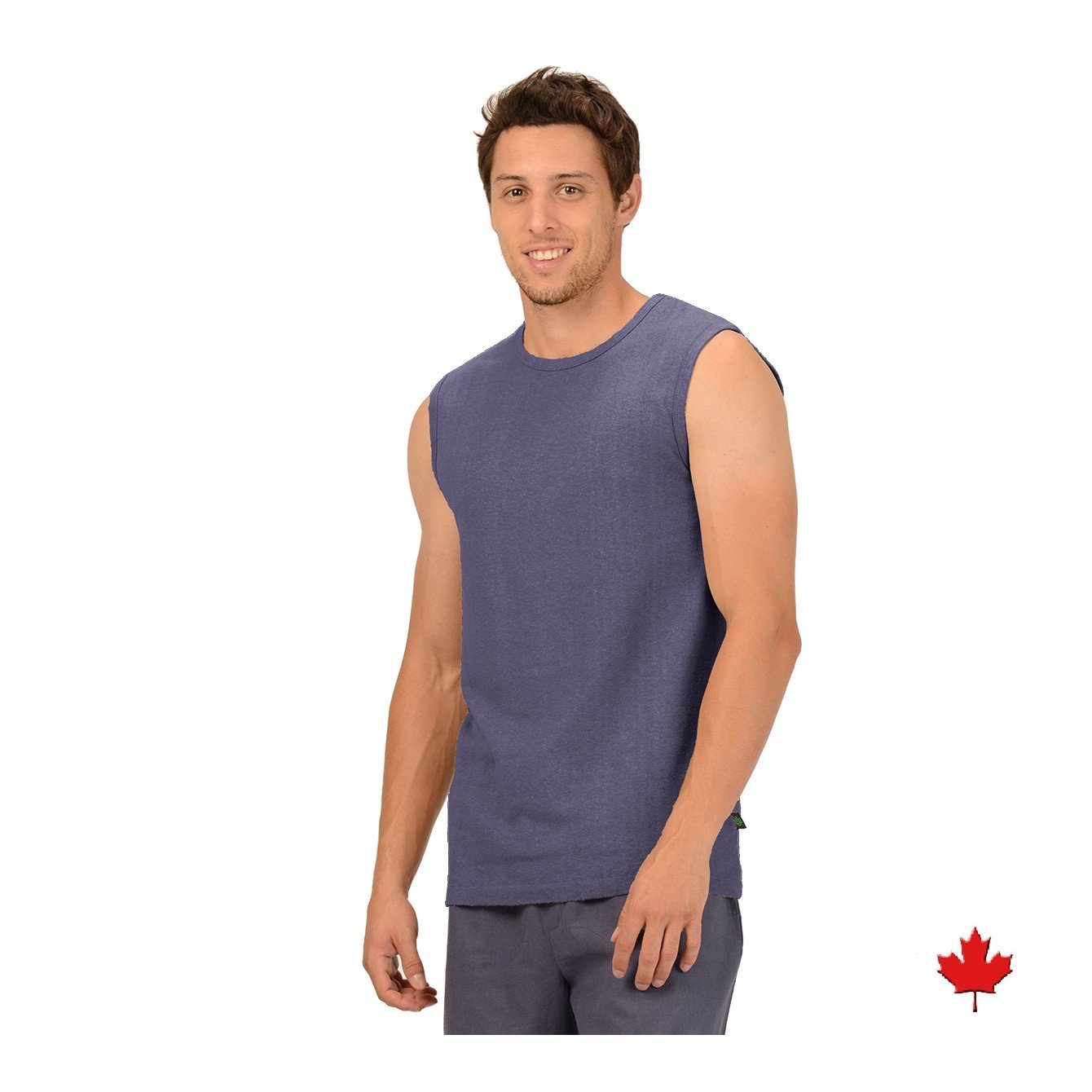 Hemp Sleeveless T-Shirt - Naturally Canada