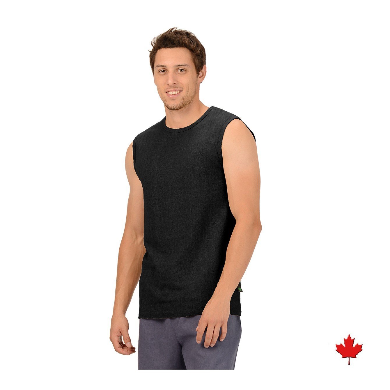 Hemp Sleeveless T-Shirt - Naturally Canada