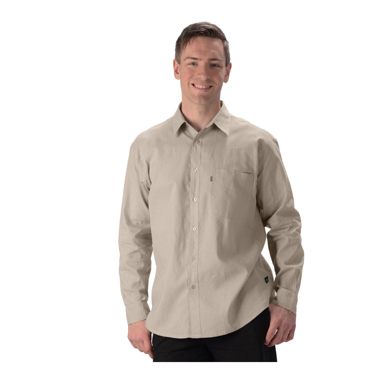 Muslin long-sleeved shirt Regular PURE COMFORT made from pure organic cotton  54889