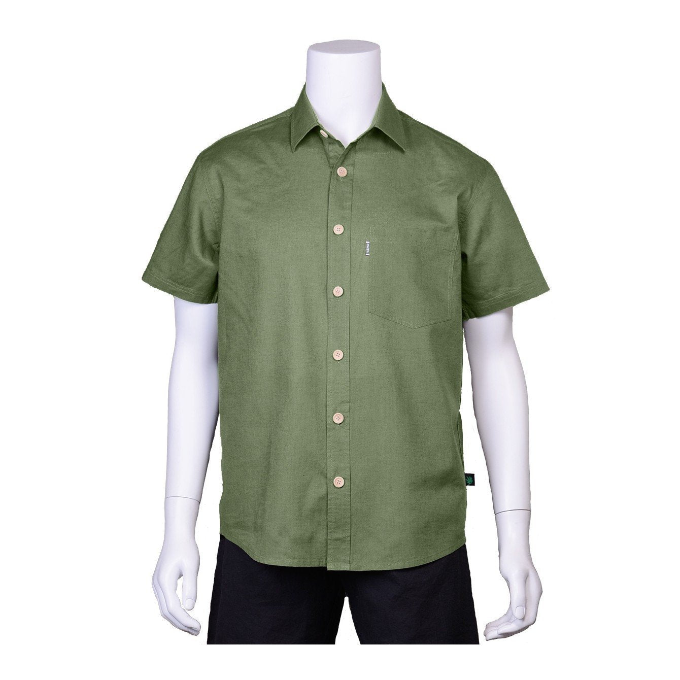 Hemp/Organic Cotton Short Sleeve Shirt - Naturally Canada